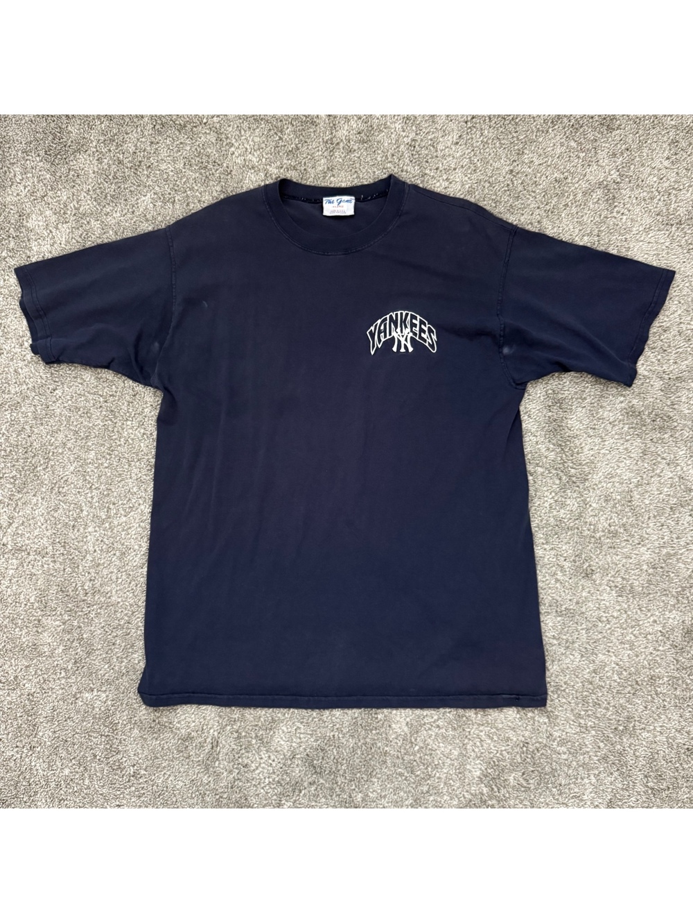 The Game Vintage New York Yankees Navy Blue T-Shirt XL